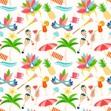 Brazillian karnaval vektör sorunsuz bilmece