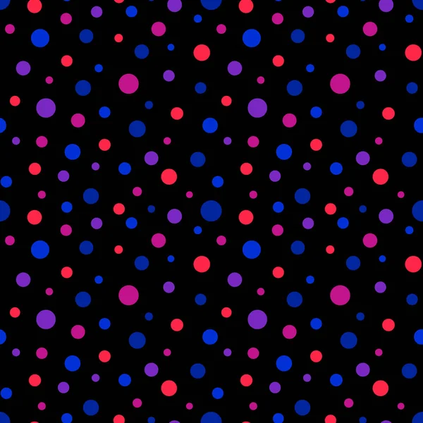 Dot Motif Sans Couture Avec Couleur Néon — Image vectorielle