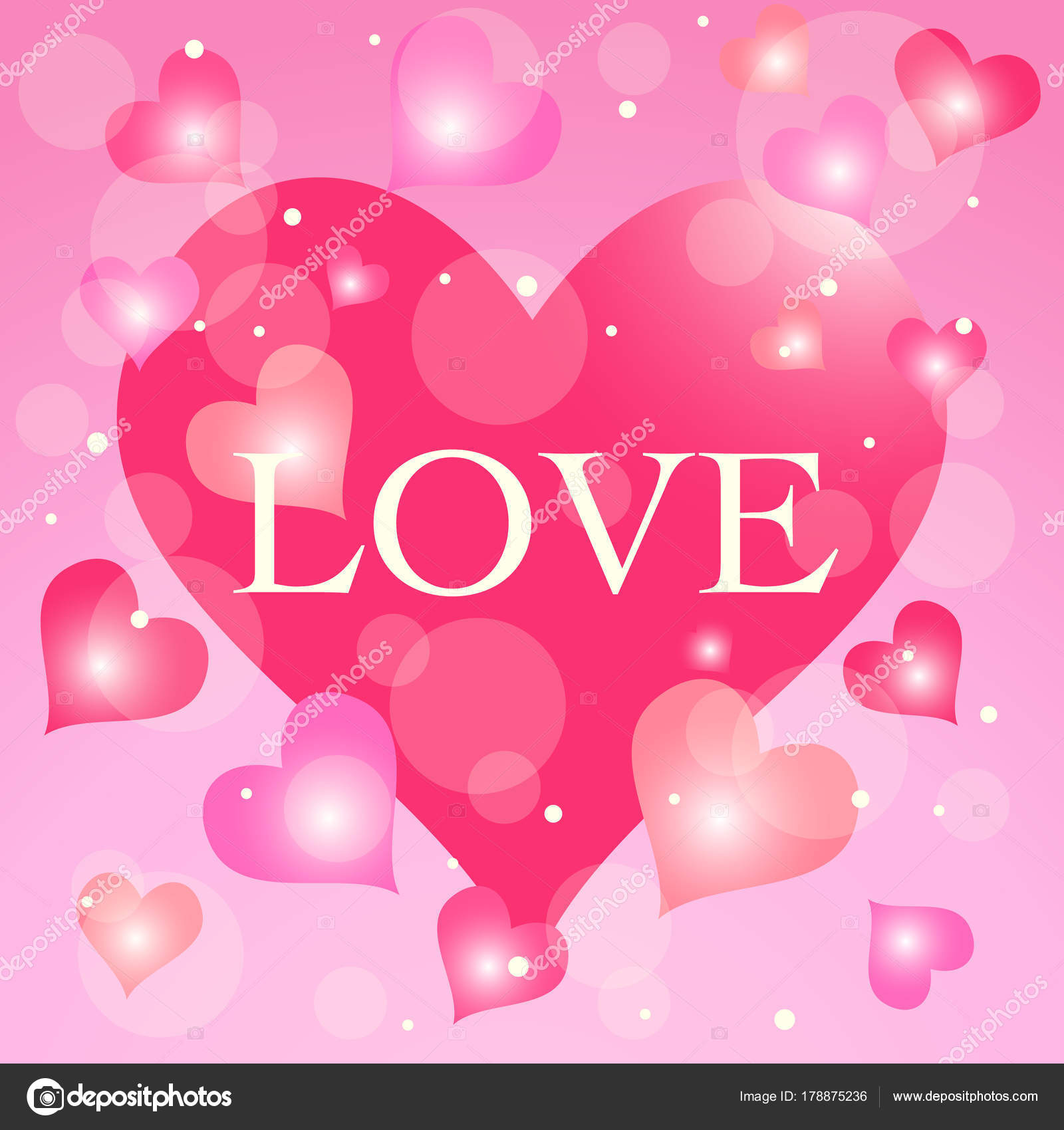 Fond Amour Modèle Brillant Saint Valentin Romantique Coeur