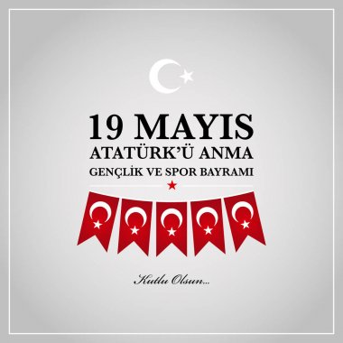 Atatürk, gençlik ve Spor Bayramı 19 Mayıs anma. Türk çevirmek (19 mays Ataturku anma, genclik ve spor Bayramı )