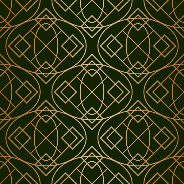 幾何学的な抽象的な金のテクスチャパターン。ベクトル古典的な装飾 — ストックベクタ