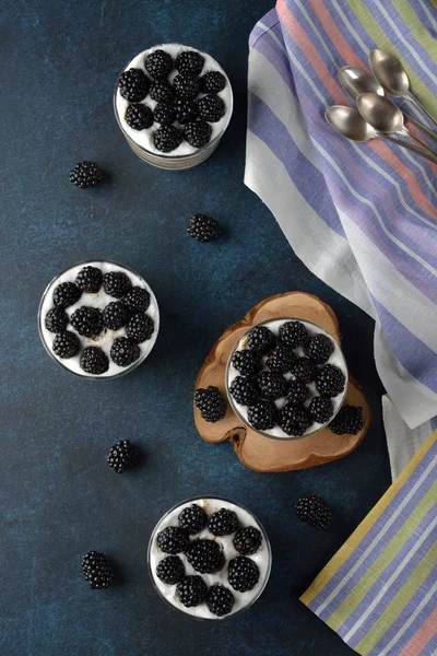 Postre en un vaso — Foto de Stock