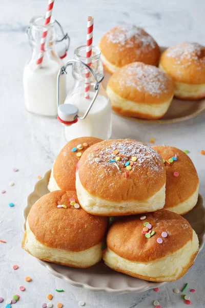 Rosquillas frescas de Berlín — Foto de Stock