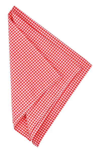 Röd servett — Stockfoto