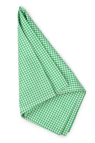 绿色餐巾 — 图库照片