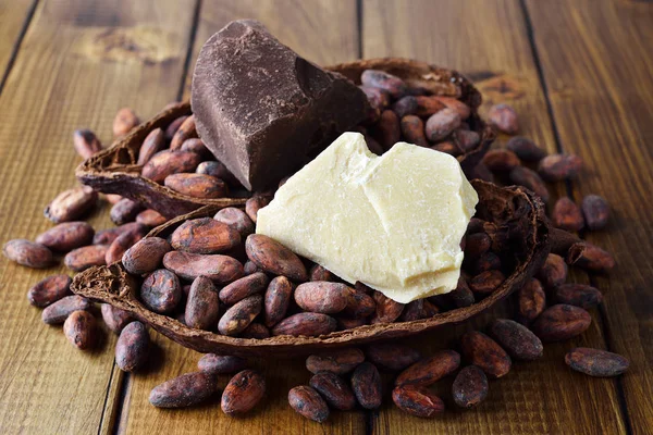 Doğal organik kakao ürünleri.