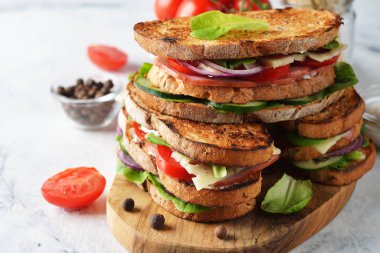 taze ev yapımı sandwich