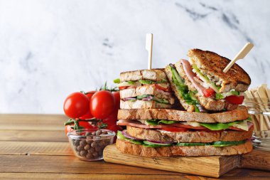 taze ev yapımı sandwich
