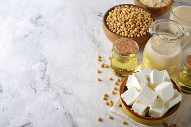 Doğal organik soya ürünleri