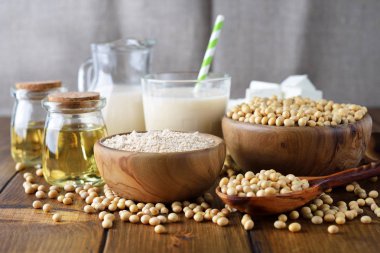 Doğal organik soya ürünleri