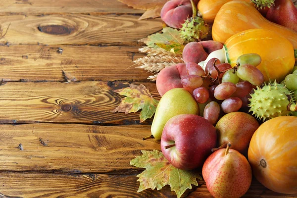 A különböző gyümölcsök őszi összetétele — Stock Fotó