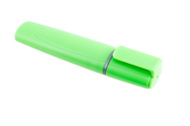 Beyaz arkaplanda izole edilmiş renk işaretleyici