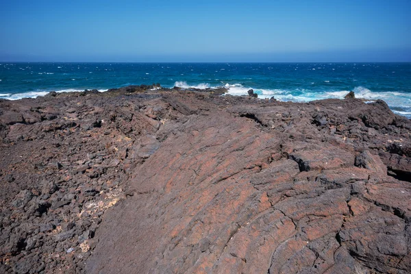 Malpais de Güimar, wulkaniczny krajobraz badlands w Tenerife, Cana — Zdjęcie stockowe