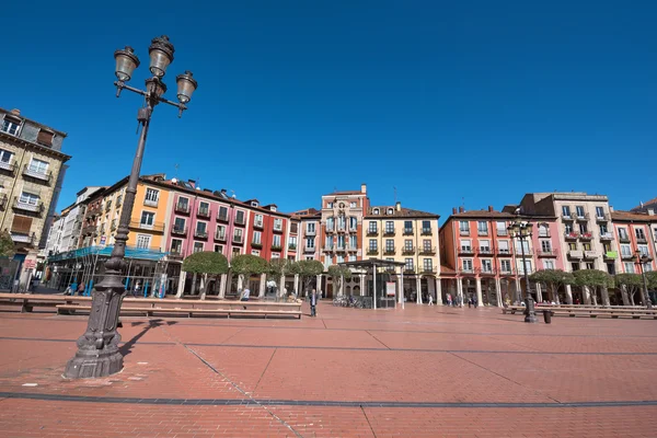Antica piazza principale il 4 settembre 2016 a Burgos, Castilla y Leon, Spagna . — Foto Stock