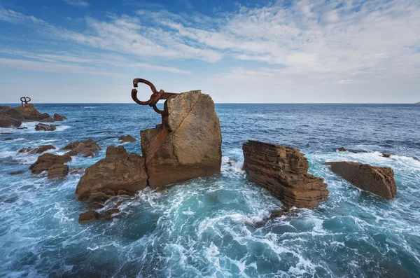 San Sebastian paesaggio costiero, Paese Basco, Spagna . — Foto Stock