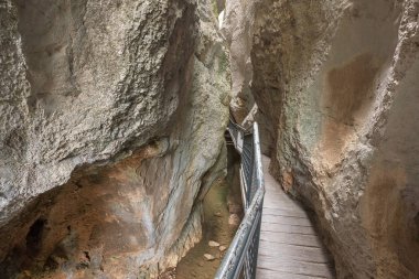İspanya, Burgos 'taki Gorge La Yecla.