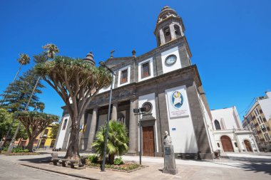 San Cristobal de la üzerinde 13 Ağustos 2016 Laguna katedralde Tenerife, Kanarya Adası, İspanya.