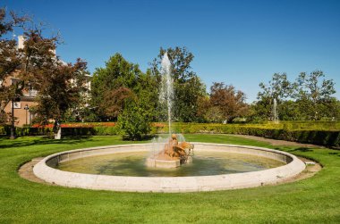 Çeşme ve bahçeleri Aranjuez Kraliyet Sarayı Madrid, İspanya.