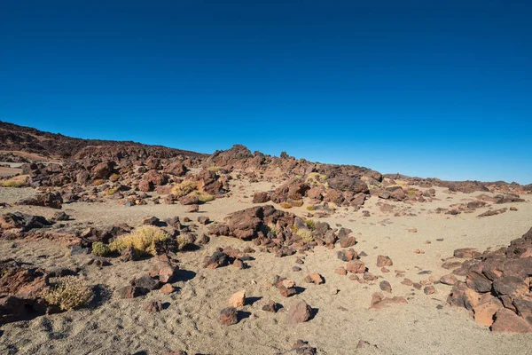 Ερημικές τοπίο εθνικό πάρκο Teide, Τενερίφη, Κανάριοι Νήσοι — Φωτογραφία Αρχείου