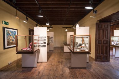 San Cristobal de la laguna, İspanya - 27 Ağustos 2016: Tarih Müzesi ve Antropoloji Tenerife iç.