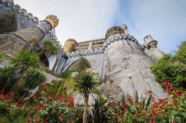 Cephe Pena Ulusal Sarayı Sintra, Portekiz.