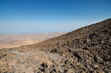 Volkanik manzara jeolojik ayrıntılı olarak teide Milli Parkı, Tenerife, Kanarya Adaları, İspanya.