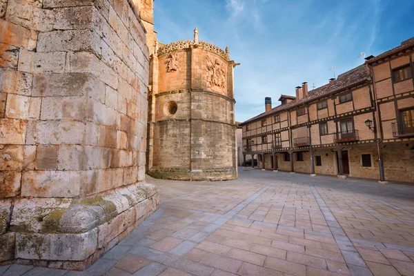 El Burgo de Osma cityscape at dusk, Soria, Spain. — ストック写真