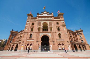 Madrid, İspanya - 13 Nisan 2013: Las Ventas bullring 13 Nisan 2013 tarihinde Madrid, İspanya.