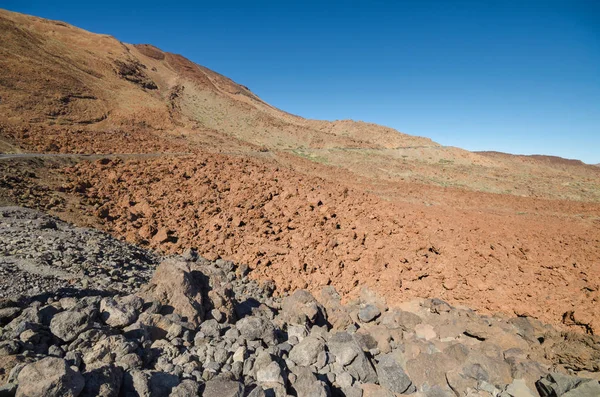 Volcanic landscape in teide national park, Tenerife, canary islands, Spain. — Stock Photo, Image