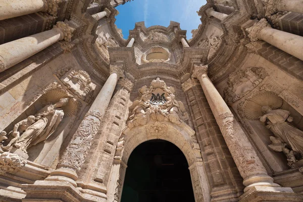 Fachada Famosa Catedral Valencia Valencia España —  Fotos de Stock