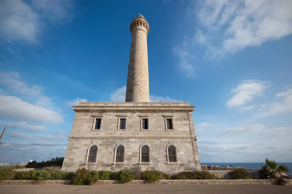 Leuchtturm Cabo Palos Murcia Spanien — Stockfoto