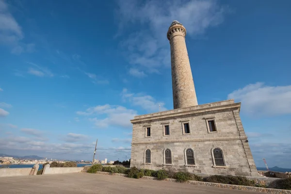 Leuchtturm Cabo Palos Murcia Spanien — Stockfoto