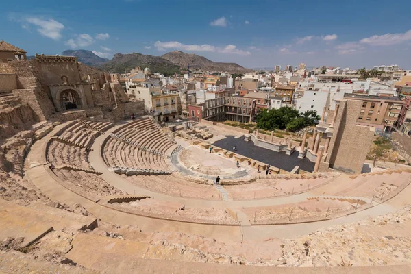 Roman Amphitheater Cartagena City Murcia Spain — Stock Photo, Image