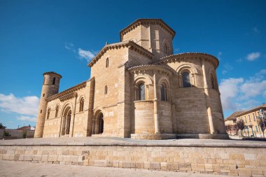 Ünlü Romanesk kilise San Martin de turlar Fromista, Palencia, İspanya.