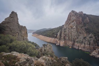 Monfrague national park in Caceres, Extremadura, Spain. clipart