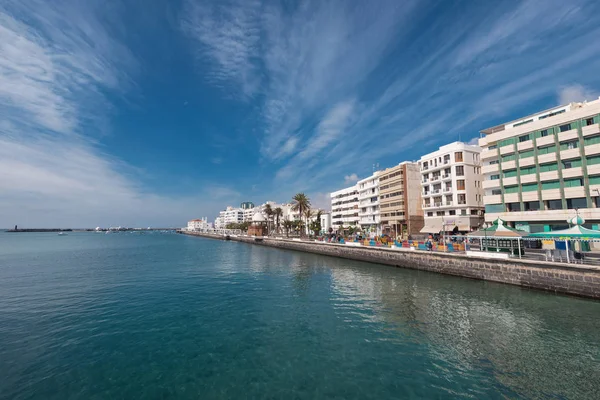 Paysage urbain de la capitale Arrecife à Lanzarote, îles Canaries, Espagne . — Photo