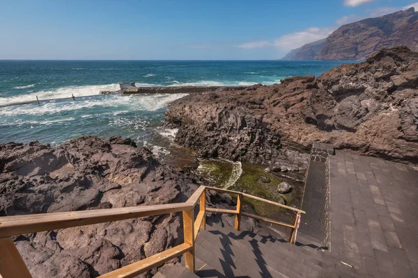 Paisaje costero en Puerto Santiago, Tenerife, España . — Foto de Stock