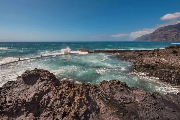 Paisaje costero en Puerto Santiago, Tenerife, España . — Foto de Stock