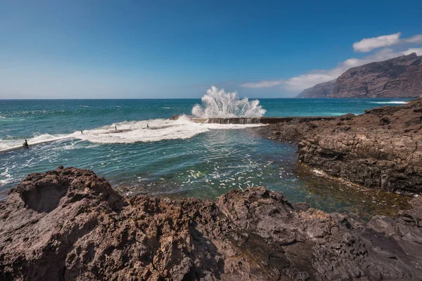 Paisaje costero en Puerto Santiago, Tenerife, España . — Foto de Stock