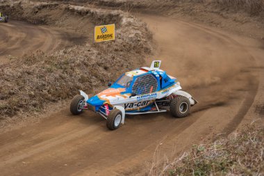 La Palma, İspanya - 10 Eylül 2016: Villa de GeorgeB üzerinde 10 Eylül 2016 yılında La Palma, Canary Island, İspanya içinde çapraz kart.