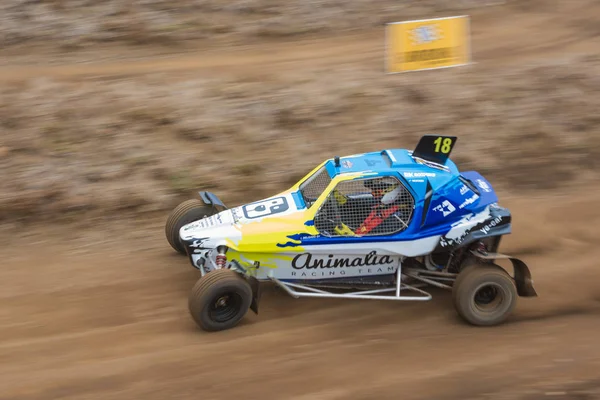 La Palma, Španělsko - 10. září 2016: kart cross v Villa de Mazo dne 10 září 2016 v La Palmě, datlovník, Španělsko. — Stock fotografie