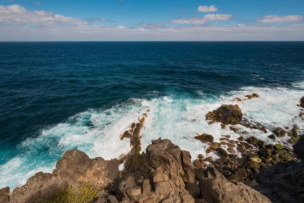 Paisaje costero en Buenavista, norte de la isla de tenerife, Islas Canarias, España . — Foto de Stock