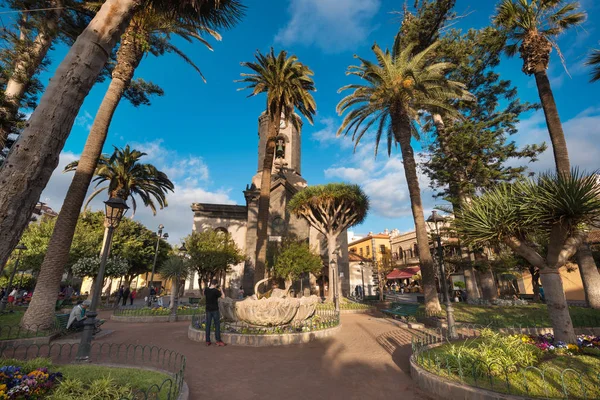 Puerto de la Cruz, Spain - 24, March, 2018: Church nuestra senora de la Pena de Francia, in Puerto de la Cruz, Tenerife, Canary islands, Spain. — Zdjęcie stockowe