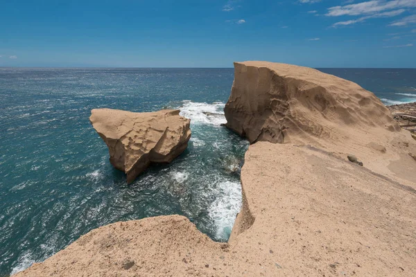 Paisaje de Tayao, costa volcánica en el sur de la isla de Tenerife — Foto de Stock