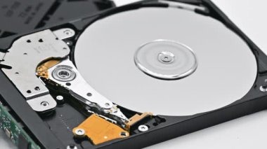 Bilgisayar sabit diski. Çalışan bilgisayarın sabit diskini kapat.