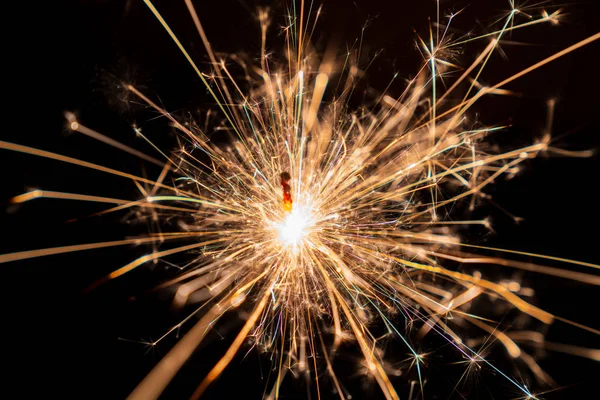 Burning sparkler Stock Picture