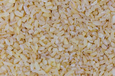 kabuğu çıkarılmış tane bulgur arka plan