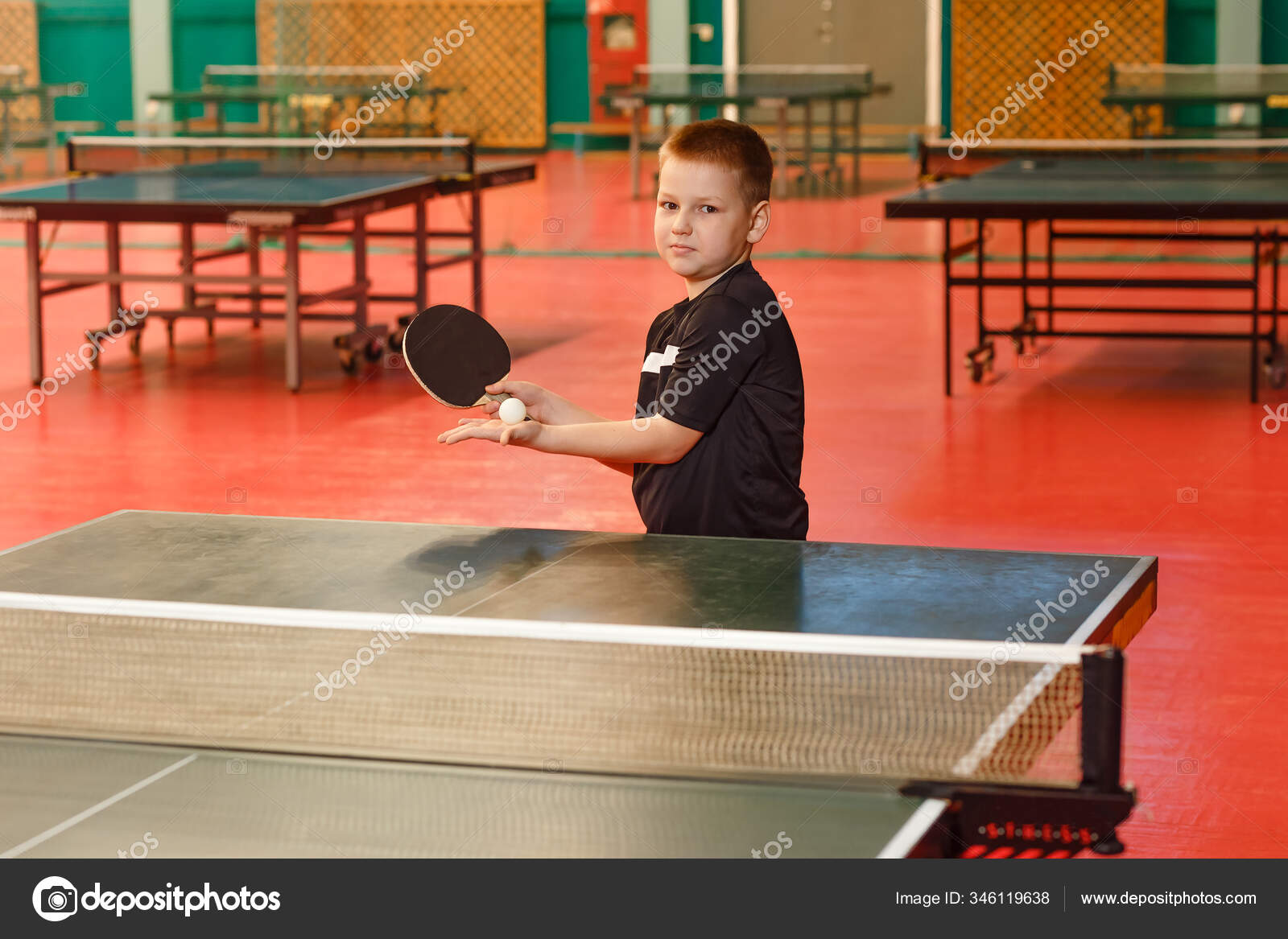 Pitch Ball Table Tennis Kids Sports Stock Photo by ©ex3malka 346119638