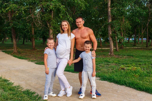 Russian naturist family
