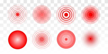 Acı, kırmızı çember 